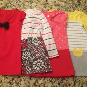Lot of 4 Gymboree dresses